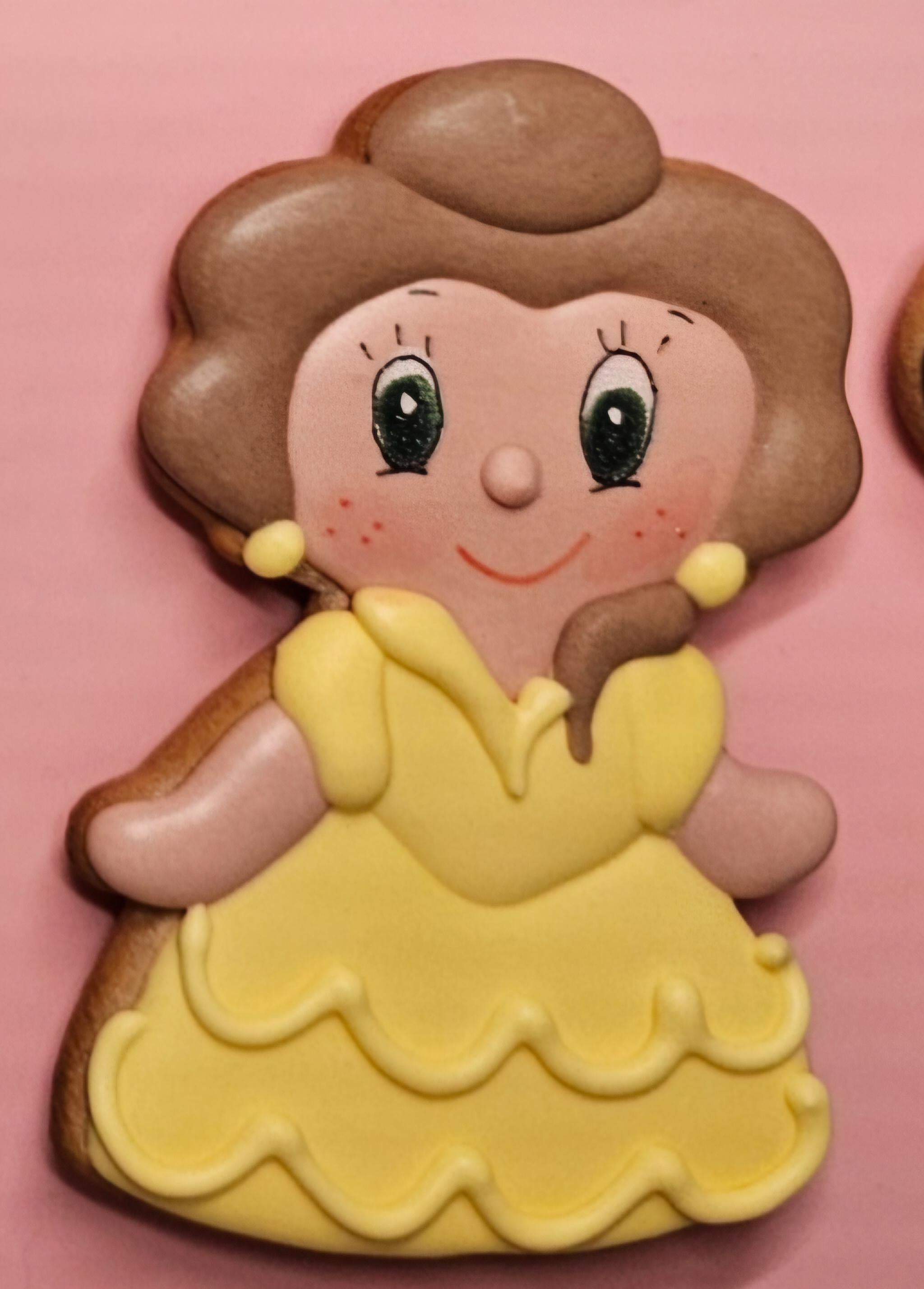 Princess Birthday Biscuits, Royal Icing Party Favors, Vanilla Cookies