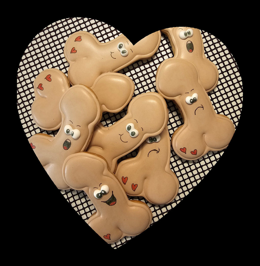 Hen Party Cookies: Handmade Vanilla Bacherolette Favours