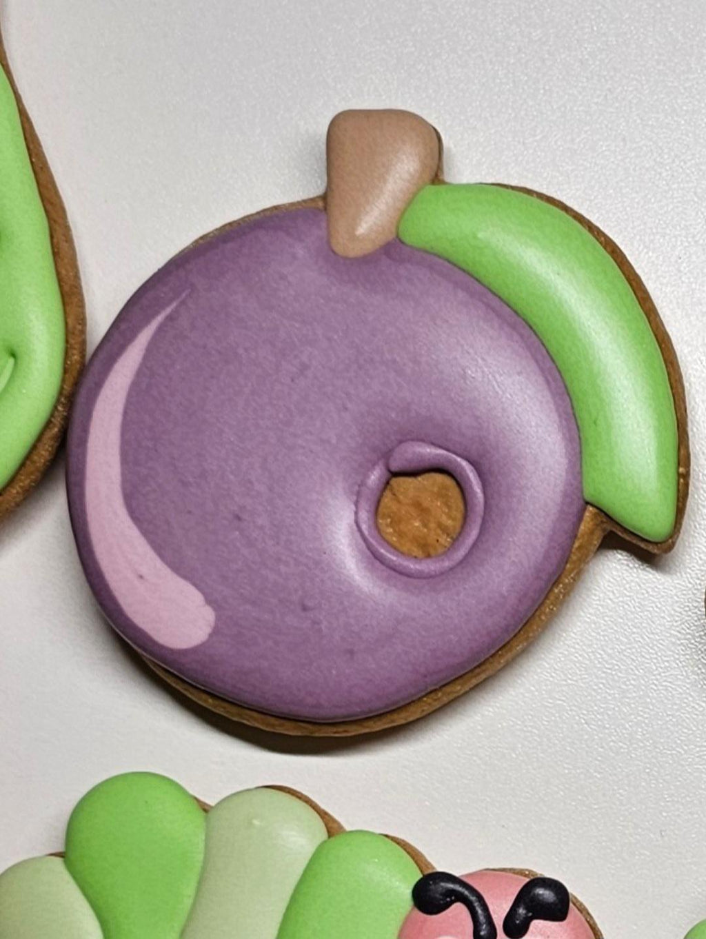 insect Birthday Biscuits, Caterpillar Biscuits, Party favours