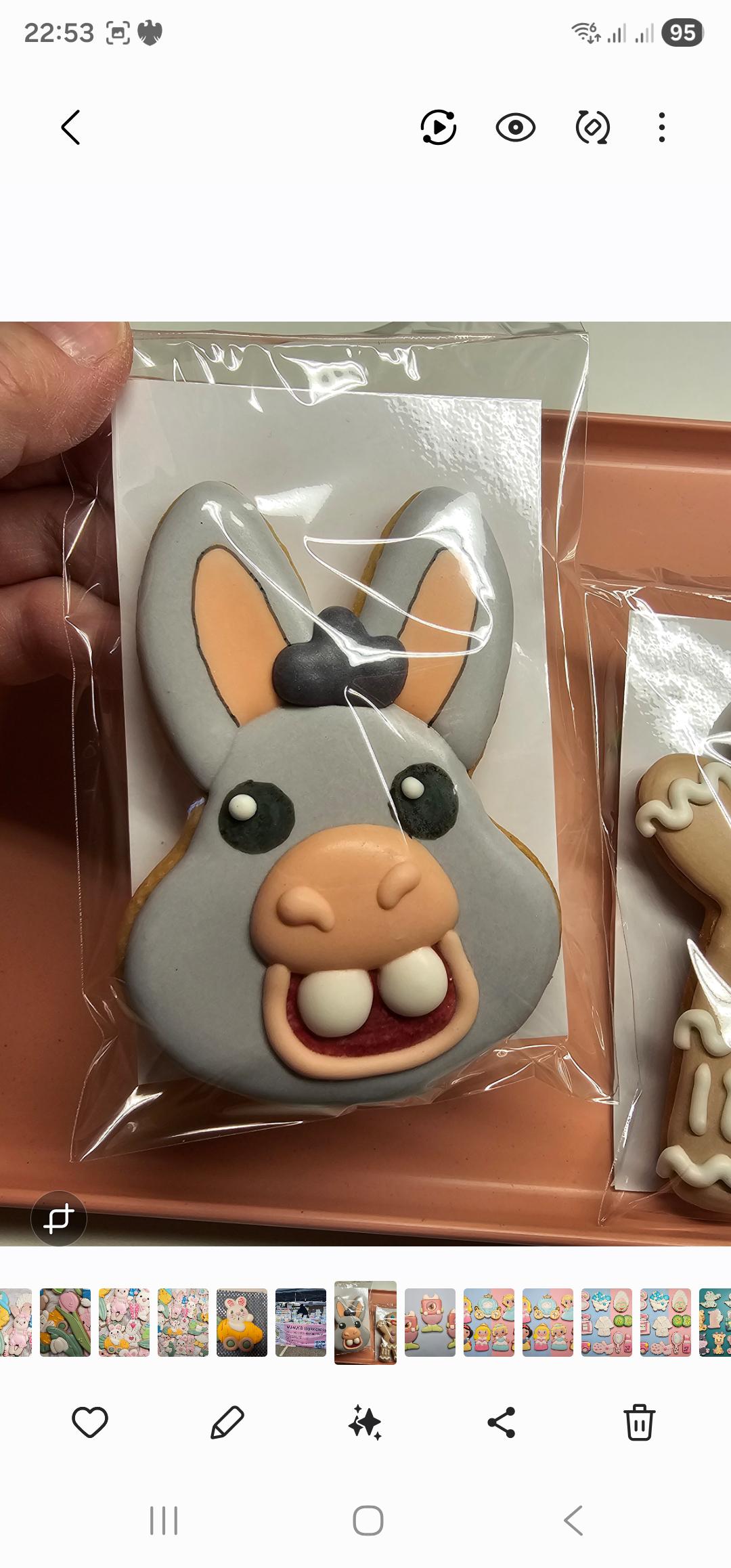 OGRE Themed Biscuits, Shrek Donkey Gingerbread Man, Royal Icing Party Favors