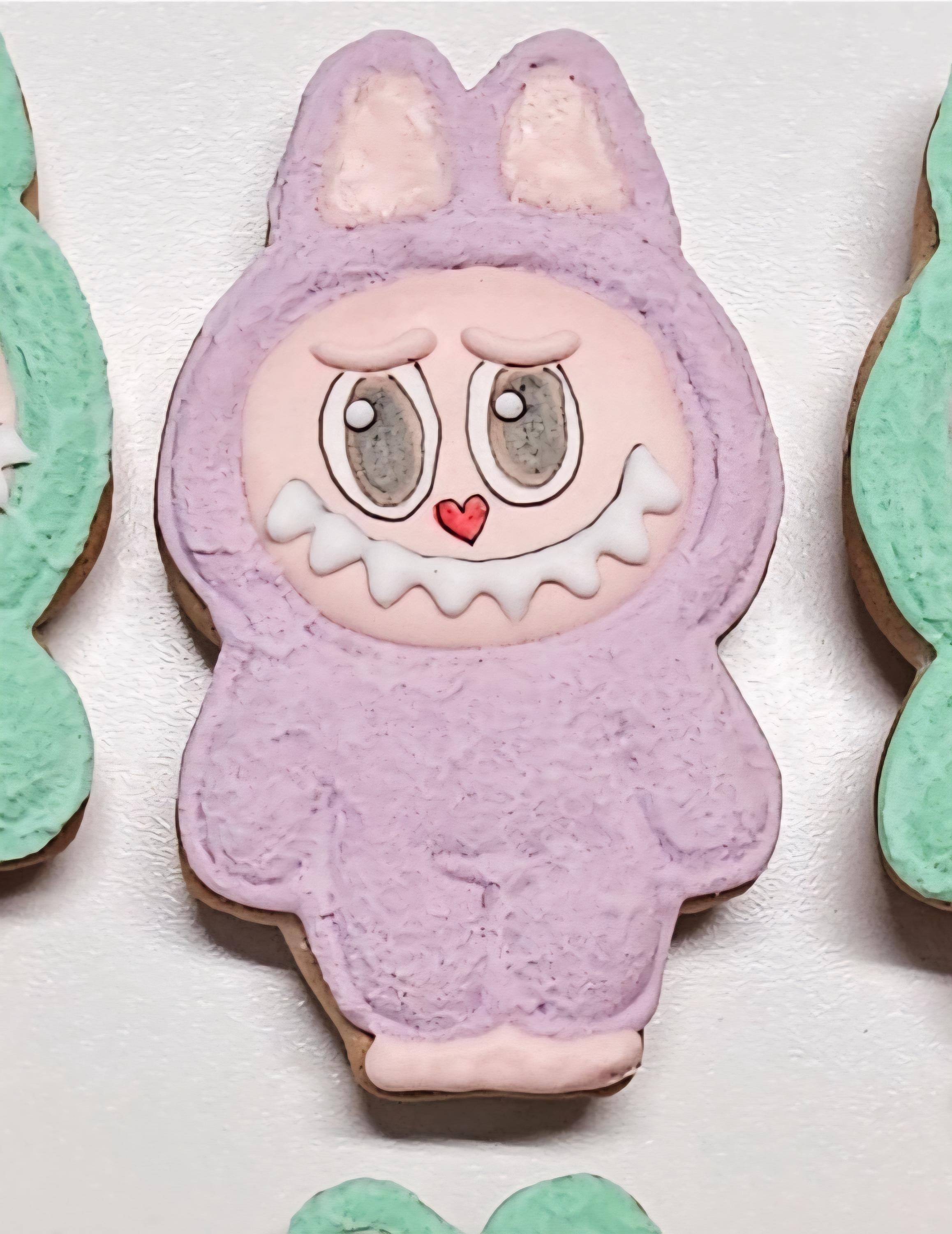 Monster Royal Icing Cookies, Party Favors