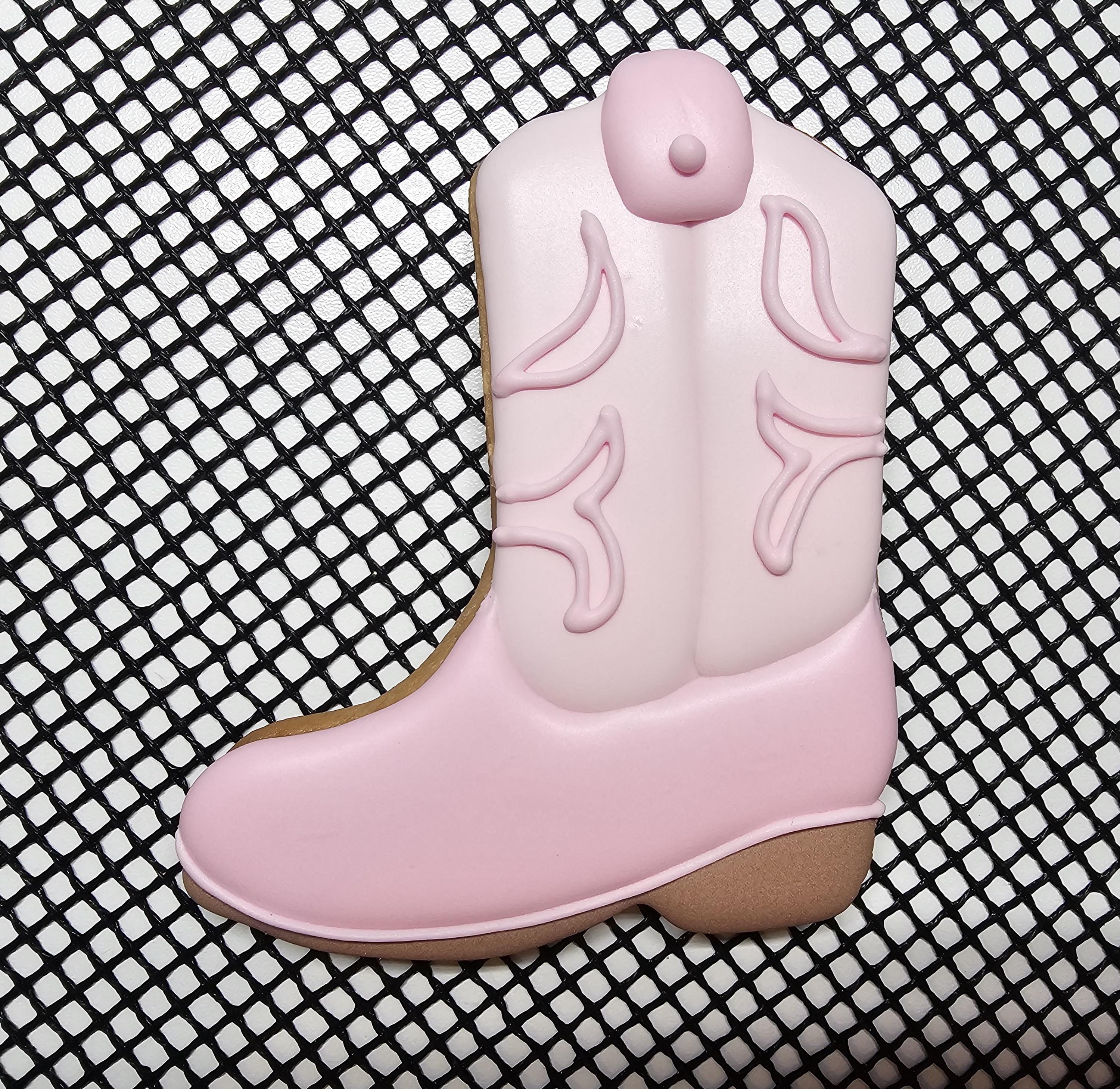 Handmade Riding Birthday Party Biscuits: Cowboy Cowgirl Icing Cookies