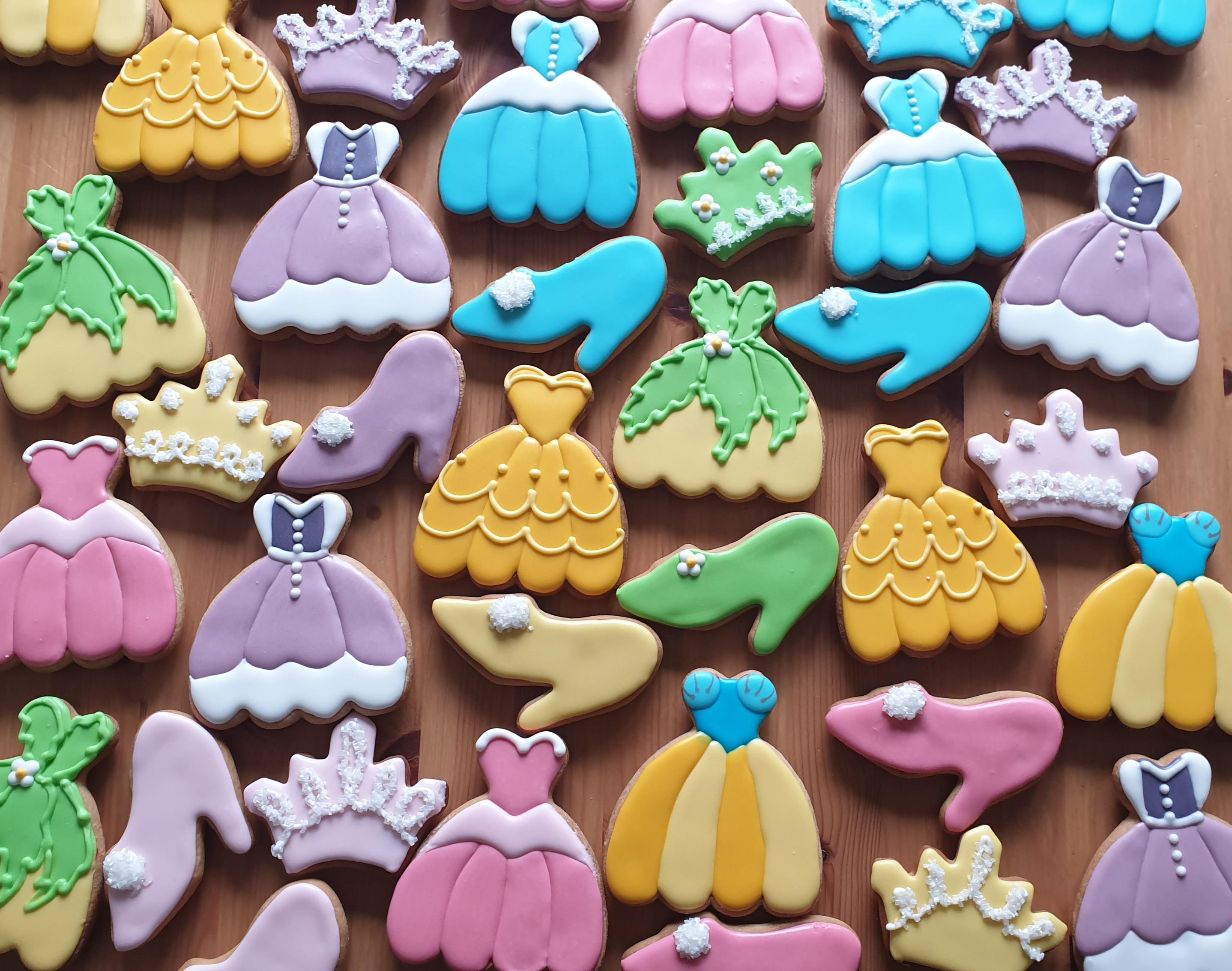 Princess Decorated Biscuits, Party Favours, Party Bag Fillers