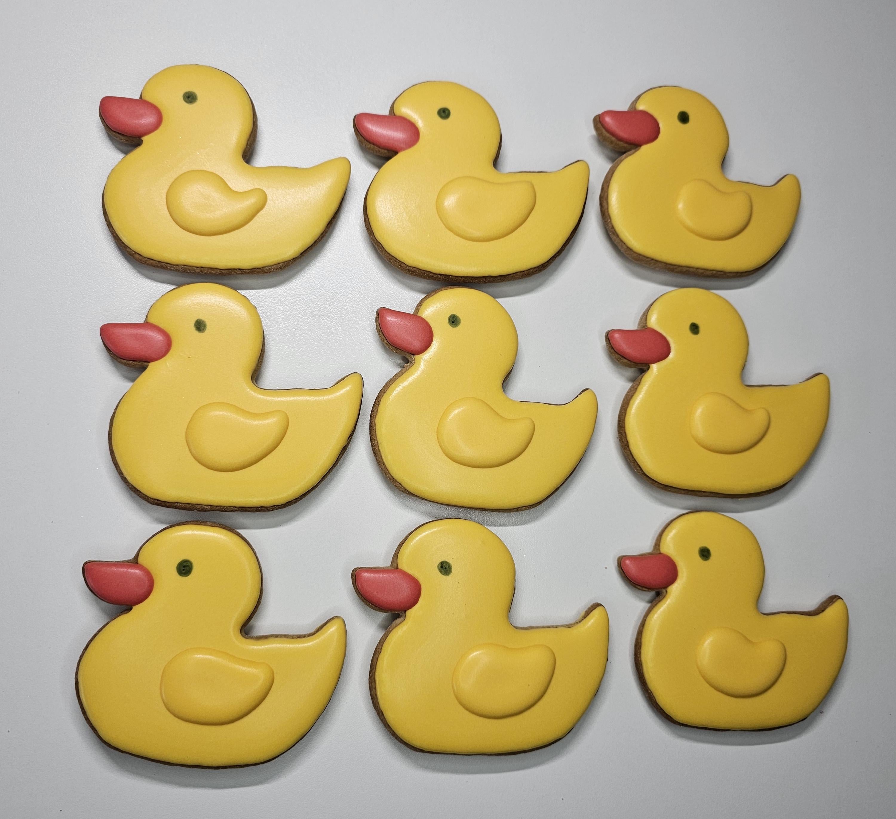 Rubber duck cookies, splish splash cookies, Birthday gift,  party favour
