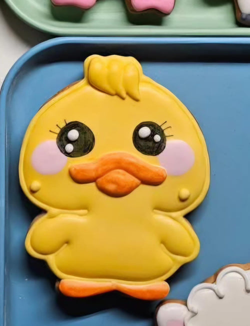 Artisan Farm Animal Biscuits, Decorated Vanilla Cookies, Party Favors