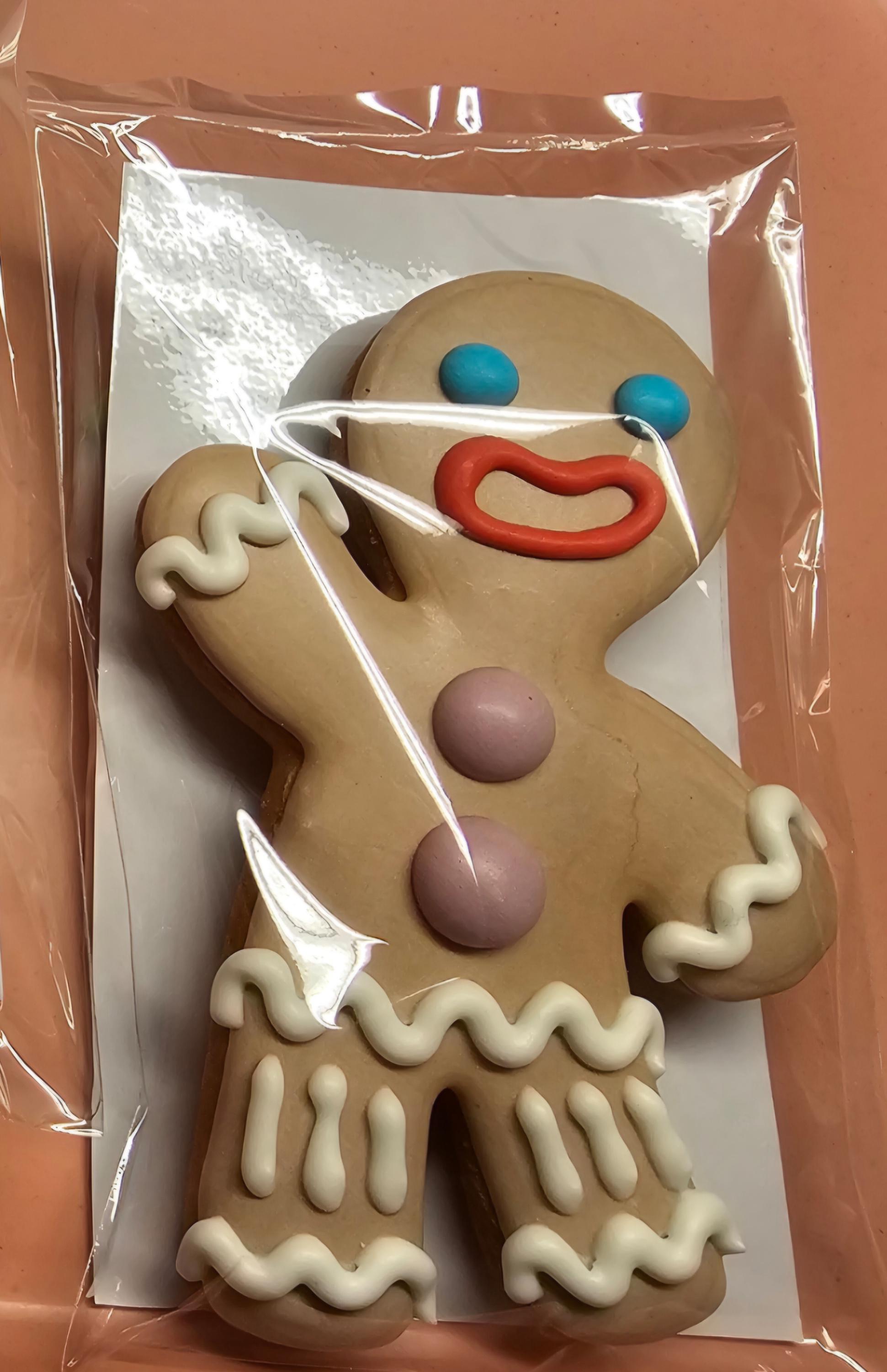 OGRE Themed Biscuits, Shrek Donkey Gingerbread Man, Royal Icing Party Favors