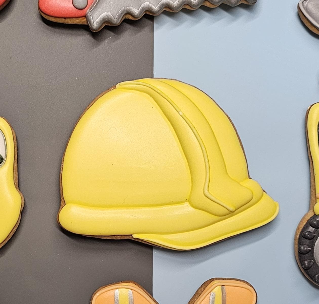 Construction Vehicle Sugar Cookies, Royal Icing Party Favors, Kids Birthday Treats