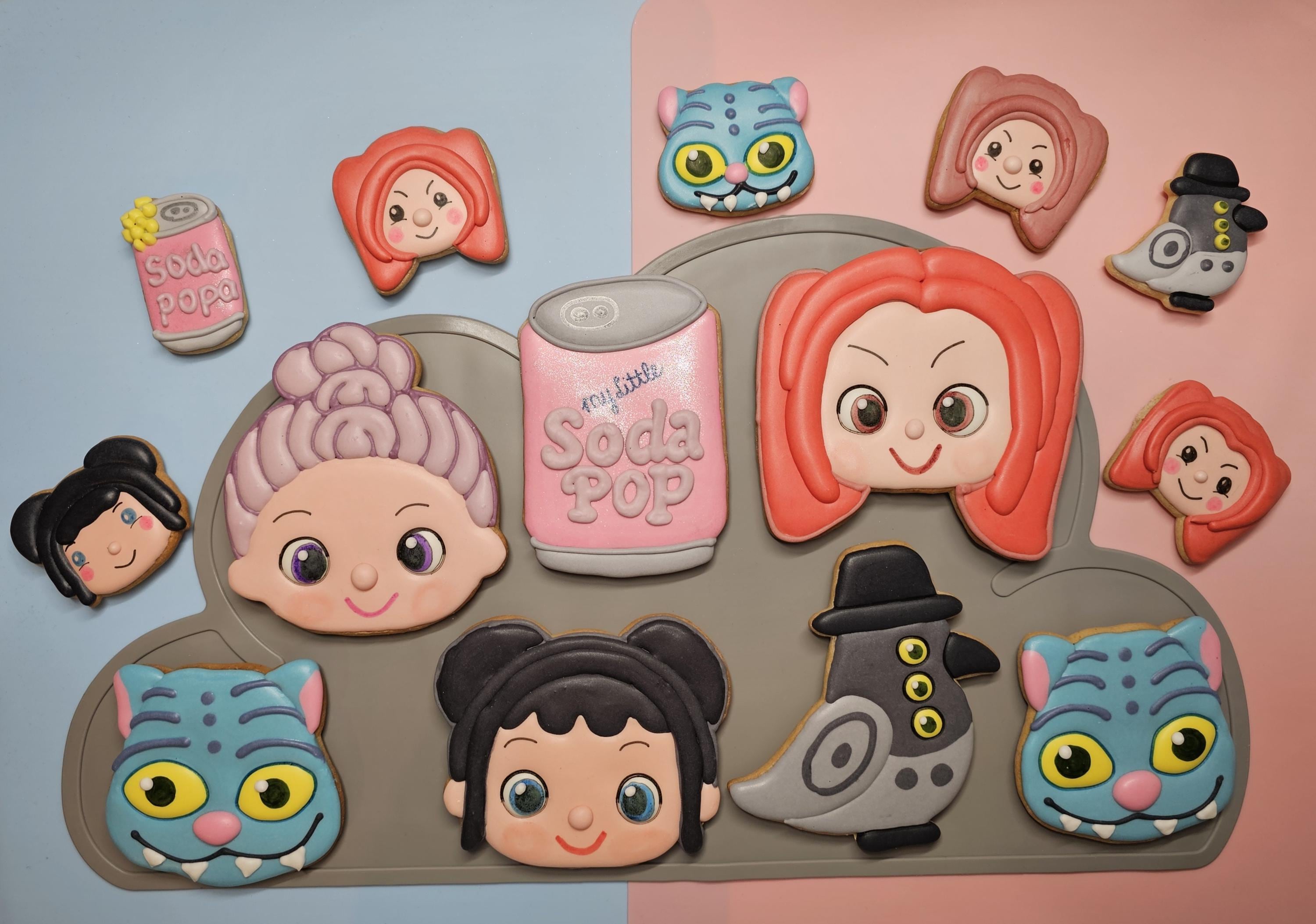 Pop Girls,  Demon Hunters Biscuits,  Party Favours, Party Bag Fillers,